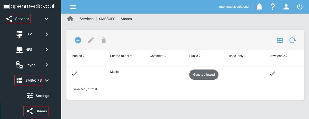 Lista gotowych udziałów SMB w OMV